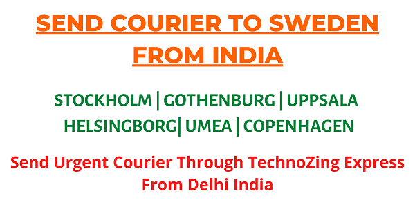 Send Courier To Sweden From Delhi