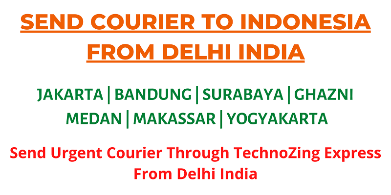 Send Courier To Indonesia From Delhi India
