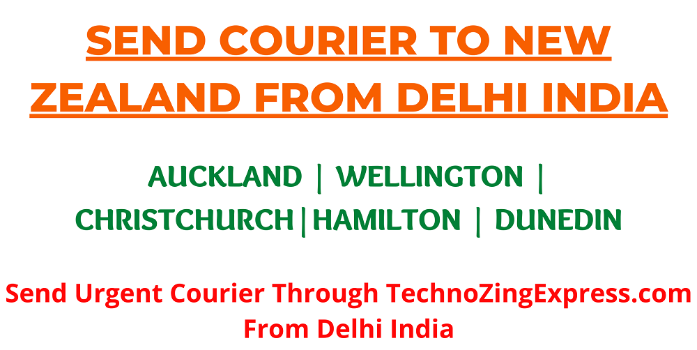 Send Courier To New Zealand From Delhi India