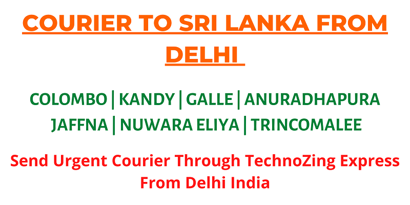 Send Courier To Sri Lanka From Delhi India